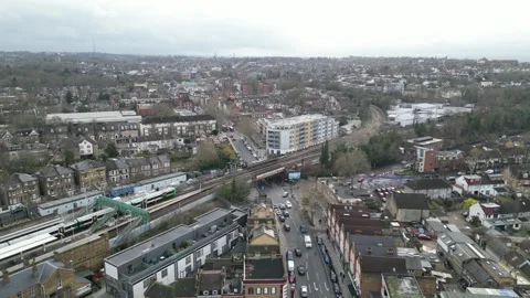 Tulse Hill, Tulse Hill Station, Herne Hill , 7th Feb 2026, 2pm, London Stock-Footage 328471555