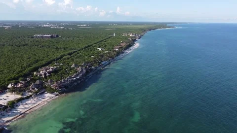 Tulum Aerial00153480 Stock Footage 331660859