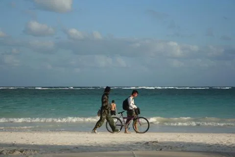 Tulum beach Stock Photos