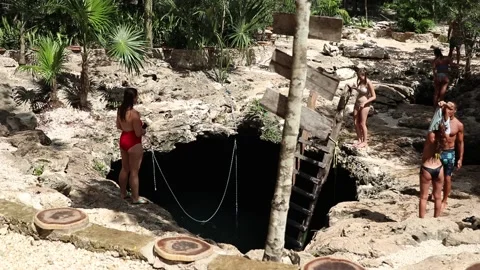 Tulum Cenote 스톡 동영상 157128763