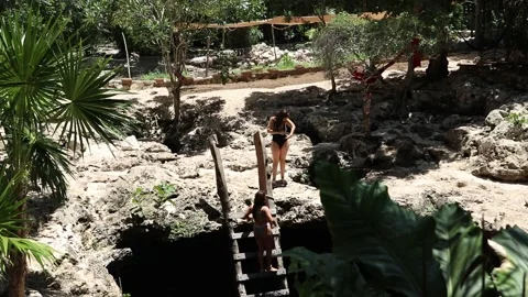 Tulum Cenote 스톡 동영상 157185023