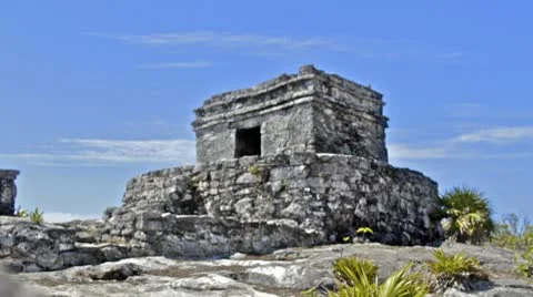 Tulum Mayan Ruin Timelapse 库存影片 8860840