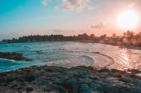 Tulum mexico 库存照片