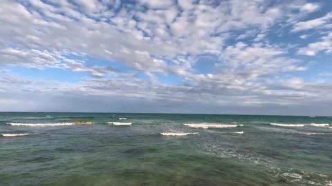 Tulum, panoramic view of the beach Stock Footage 229740415