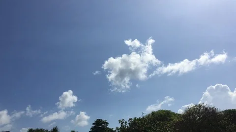 Tulum Sky and Structure Stock Footage 129054093