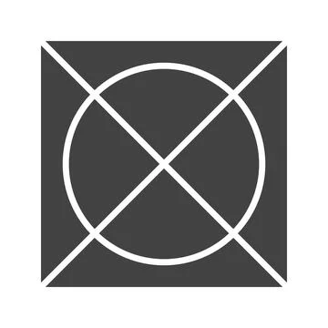 Tumble Dry icon vector image. Stock Illustration