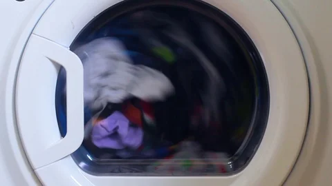 Tumble Dryer Stock Footage 88439493
