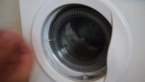 Tumble dryer Video stock 131369366