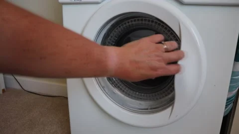 Tumble dryer Video stock 131369746