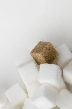 Tumble of sugar Stock Photos
