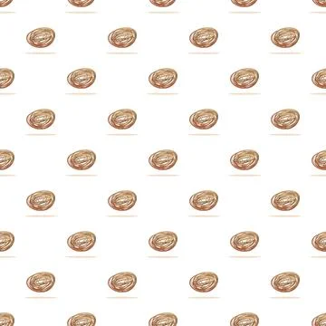 Tumbleweed pattern seamless vector illustration background Stock Illustration