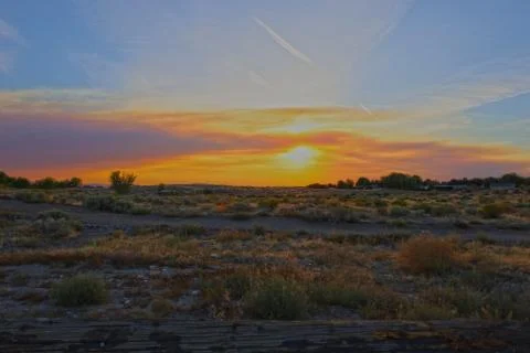 Tumbleweedsunset 写真素材