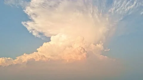 Tumbling clouds delay Stock Footage 283062136