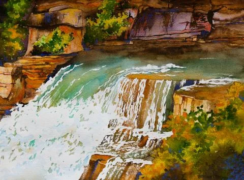 Tumbling waters Stock Photos
