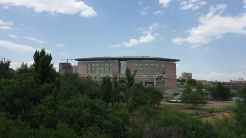 TUMO building by drone 6 Stock-Footage 335840109
