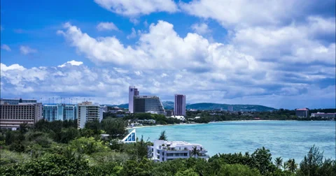 Tumon, Guam Timelapse 4K Version Stock Footage 31746557