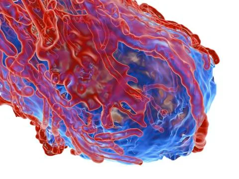 Tumour, computer artwork Stock Illustration