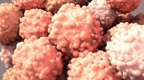 Tumours, group of abnormal cells that form growths Stock Illustration