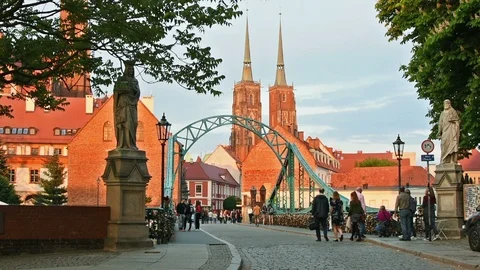 Tumski Bridge Stock Footage 89859979