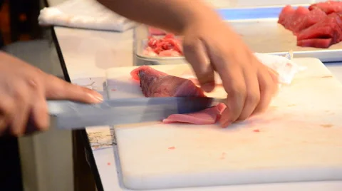 Tuna Fillet. Stock-Footage 44233704