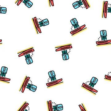 Tuna fish cut vector seamless pattern Stock Illustration