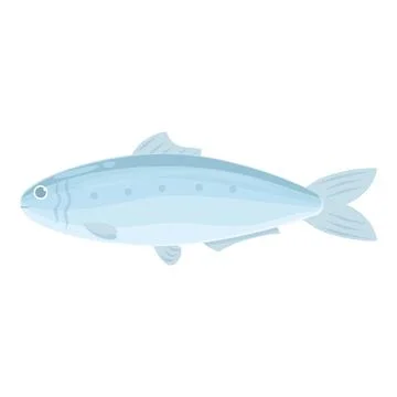 Tuna fish icon cartoon vector. Ocean food Stock Illustration