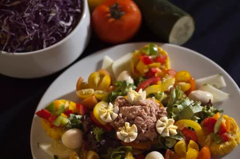 Tuna fish salad Stock Photos