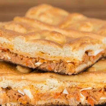 Tuna pie Stock Photos