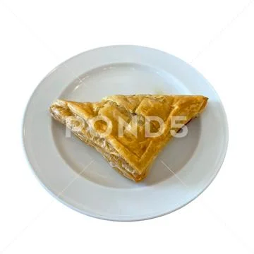 Tuna pie on white background-2 PSD 템플릿