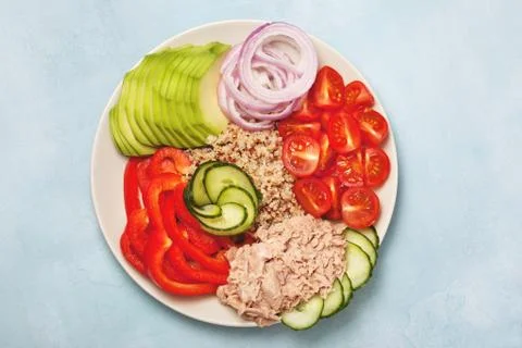 Tuna salad Stock Photos