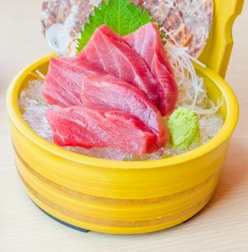 Tuna sashimi Stock Photos