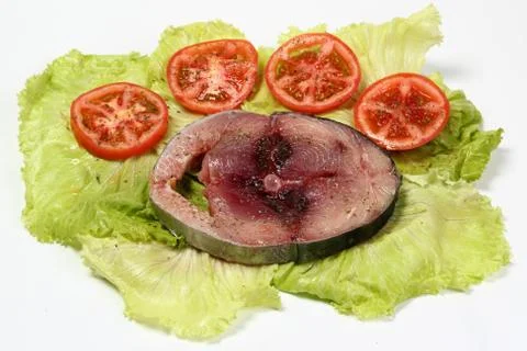 Tuna slice Stock Photos