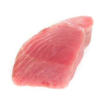 Tuna steak isolated Stock Photos