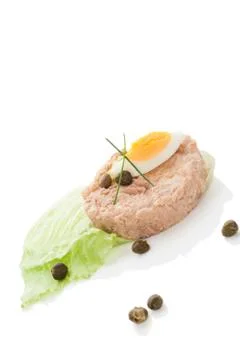 Tuna steak. Stock Photos