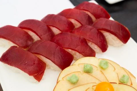 Tuna sushi Stock Photos