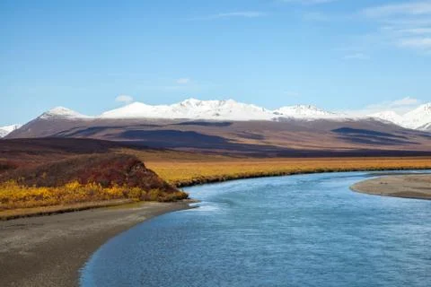 Tundra in fall 写真素材