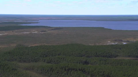 Tundra. View From Above Stock Footage 54897926