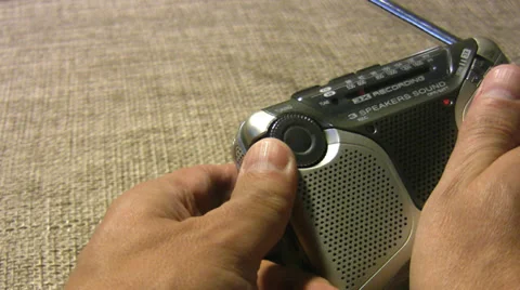 Tune in radio Stock Footage 39678446