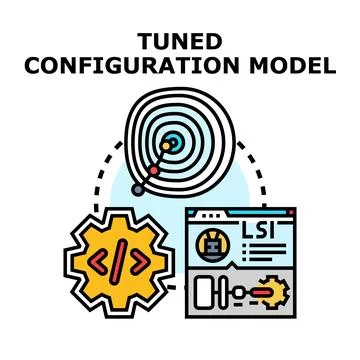 Tuned configuration model for software development optimization 스톡 일러스트
