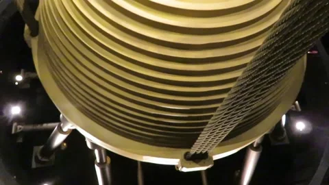 Tuned Mass Damper Ball Inside Taipei 101 Tower, Taipei, Taiwan 库存影片 343533793