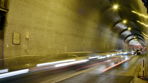 Tunel time lapse in 1080p Stock Footage 36638406