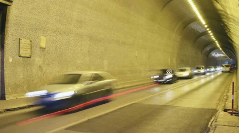 A tunel in time lapse in 4K Stock Footage 36641533
