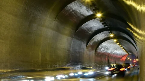 Tunel zoom out Stock Footage 36611973