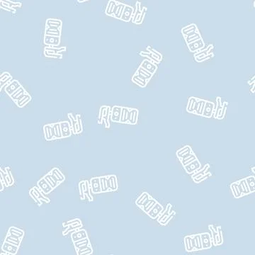 Tuner for tuning strings line vector seamless pattern Stock Illustration