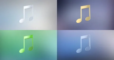 Tunes 3d Icon Stock Footage 67412883