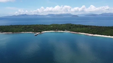 Tung Ping Chau, Aerial View, Hong Kong UNESCO Global Geopark Stock Footage 231540168