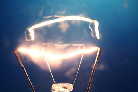 Tungsten bulb Stockfoto's