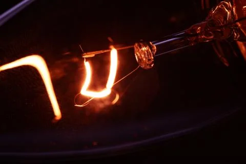 Tungsten bulb 库存照片