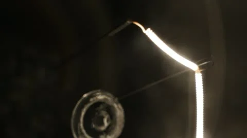 Tungsten filament. Stock Footage 21440388