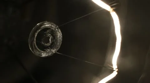 Tungsten filament. Shake Stock Footage 21440293